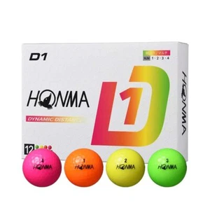 HONMA GOLF BALL D1 2024 Model BT2401 Multicolor 【5 Dozen】60 Balls Set New Japan - Picture 1 of 2