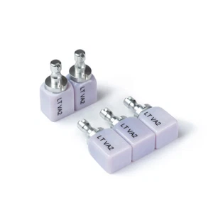 Dental HT/LT Lithium Disilicate Blocks C14 Cad Cam Glass Ceramic 18-15-13mm 5pcs - Picture 1 of 8