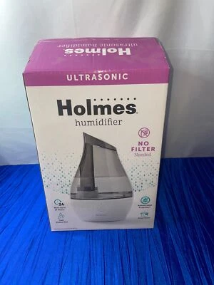 Holmes 0.5gal virtually silent ultrasonic cool mist humidifier - Image 1 of 4