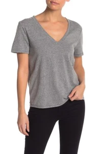 BP Nordstrom NWOT Size XS V-Neck Short Sleeve Tee T-shirt Gray Womens - Picture 1 of 5