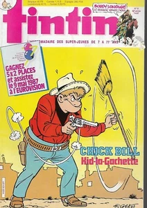 TINTIN N° 604 DE 1987 COMME NEUF . COUVERTURE CHICK BILL - Picture 1 of 1
