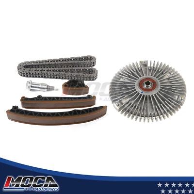 Kit de cadena de distribución embrague ventilador para 02-06 Dodge Freightliner Sprinter 2,7 L DOHC Foto 1 de 4