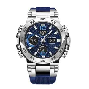 Herren Quarzuhr Wasserdicht Dual Display Digital Leuchtende Uhr Urlaub Geschenk - Bild 1 von 10