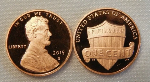 2015 S LINCOLN PENNY CENT PROOF ROLL (50 PCS) Cover