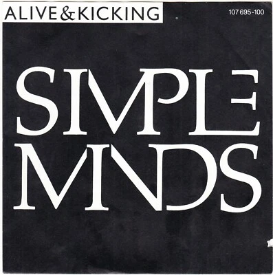 SIMPLE MINDS Alive and kicking 7" 45 rpm vinyl record NEW + juke box title strip - Image 1 of 3