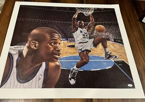 Shaquille O'Neal - Orlando Magic - Signed Auto Lithograph - JSA Authenticated - Picture 1 of 13