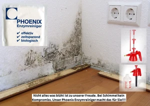 Phoenix-Enzymreiniger Schimmel entferner,Schimmelmittel,Schimmelstop ab 1 Liter - Bild 1 von 73
