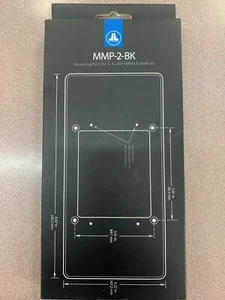 Placa adaptadora de montaje JL Audio MMP-2-BK MediaMaster MM50 y MMR-40 **NUEVO** - Imagen 1 de 3