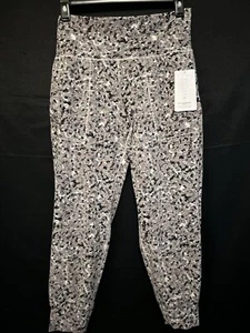 Athleta Salutation strukturierte Jogginghose schwarz grau gesprenkelt Sporthose Größe 1X - Bild 1 von 19