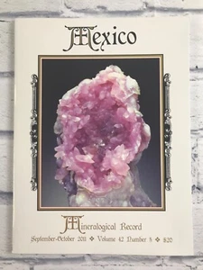 The Mineralogical Record Sep-Okt 2011 Band 42 #5 Mexiko VI Tasche/Brett kostenloser Versand - Bild 1 von 10