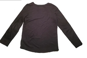 Cat & Jack Black Longsleeve Shirt Girl/Boy Size S Size 6/6X - Picture 1 of 4