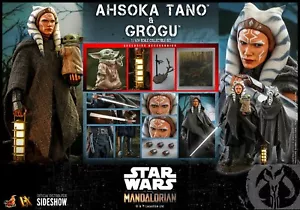 Hot Toys Star Wars DX21 Ahsoka Tano & Grogu Maßstab 1/6 Figur Set auf Lager NEU - Bild 1 von 3