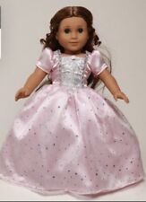 18 Inch Pink Princess Doll Dress fits American Girl Doll or Our Generation