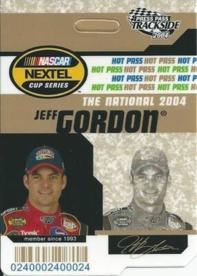 Jeff Gordon Collectible Card - 2004 PRESS PASS Trackside 7/27 - Image 1 of 2