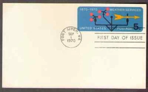 US. UX57. 5c. Weather Vane. Artmaster FDC. MNH. 1970 - Picture 1 of 1