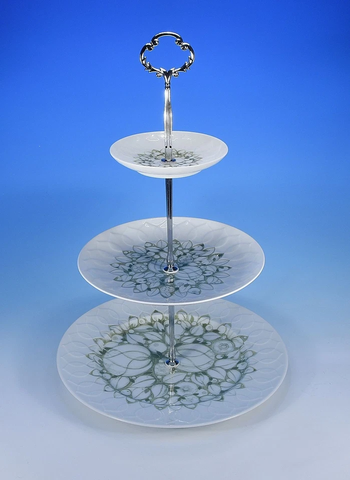 Rosenthal "Lotus Jade" Étagère 3 Niveaux - Photo 1/1