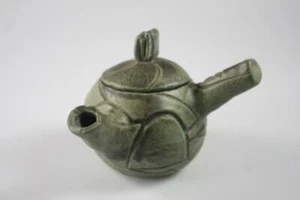 VINTAGE AUSTRALIAN STUDIO POTTERY MID CENTURY STONE WARE TEAPOT - Picture 1 of 7
