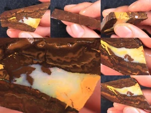 87 TCW ROUGH NATURAL AUSTRALIAN BOULDER OPAL RUB KucinaOpals - Picture 1 of 10