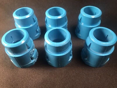 3/4" Carlon ENT A253E Blue Smurf Flexible Raceway Male Adapter Snap-In -Lot of 6 - Image 1 of 3