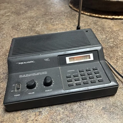 Vintage Realistic PRO-58 Ten Channel Direct Entry Scanner w/ AC Cord TESTED - Image 1 of 4