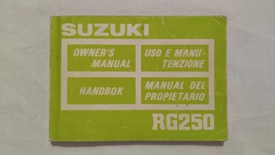 LIBRETTO MANUALE USO E MANUTENZIONE SUZUKI RG 250 1987 (99011-40A21-027) - Immagine 1 di 4