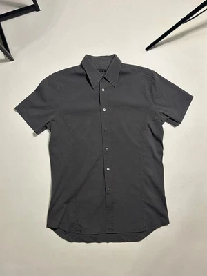 Prada button up hawaiian Mens Grey Size 41 - Image 1 of 4