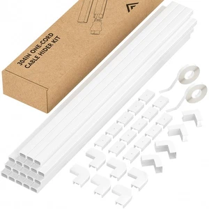 PVC Drahtabdeckungen für Kabel an Wand, Einkabel Kabel Concealer Kit, Überstreichbare Ca... - Bild 1 von 8