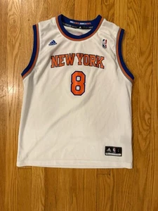 JR Smith #8 New York Knicks adidas NBA Basketball Jersey (Youth Large) White - Picture 1 of 6