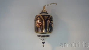 BRADFORD EXCHANGE CHRISTMAS TREE PORCELAIN ORNAMENT NATIVITY OF LOVE - Picture 1 of 6