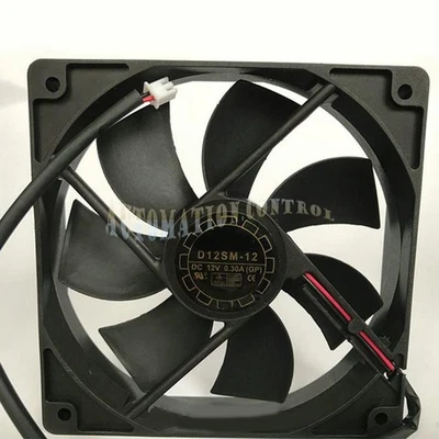 For Y.L.FAN D12SM-12 DC12V 0.30A 12025 Mute Cooling fan 2pin 120*120*25mm - Image 1 of 2