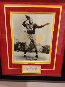 Sammy Baugh 8x10 Framed Picture With Autograph Washington Redskins - Picture 1 of 2