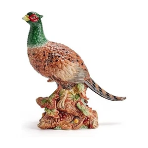 Fitz and Floyd Fall Harvest Pheasant Ceramic Figurine, 10.75 inch - Picture 1 of 4