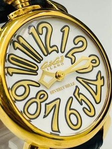 Gaga Milano Limited Edition 40mm Beverly Hills 5021 Men’s Watch Used - Picture 1 of 10