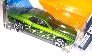 Dodge Challenger Concept Hot Wheels Heat Fleet '12 2011 verde con llamas 3/10 - Imagen 1 de 2