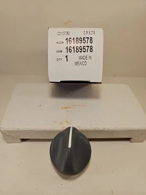 OEM NOS GM 16189578 HVAC Control Knob Grand Am Bonneville Gray  - Image 1 of 3