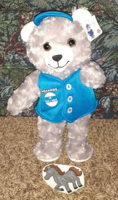 NEW GOFFA 12'' MENARDS SINGING DANCING BEAR ''SAVE BIG MONEY'' TEDDY BEAR - Image 1 of 2