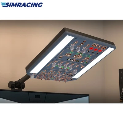 WINGFLEX A320 Overhead Panel with IRS & Lighting Panels for Airbus PC Flight Sim - Image 1 of 4