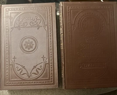 1882 Dante Volume I and II The Divine Comedy by Dante Foto 1 de 4