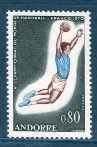 ANDORRE TIMBRE 201 NEUF XX QUALITE LUXE - CHAMPIONNAT DU MONDE DE HANDBALL - Bild 1 von 1