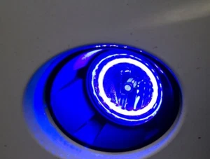 Blue color COB halo ring for Chevrolet Camaro 10-13 fog light Demon eye DRL lamp - Picture 1 of 14