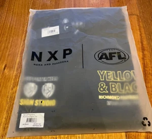 New Sealed Richmond Tiger AFL Nena & Pasadena T Shirt NXP - Large Black - Picture 1 of 5