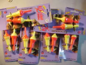 12 NUOVI Rocket Bobber Durevoli Fissi o Scivoli Bobbers 3 3/4" PESCA ghiaccio USA - Foto 1 di 7