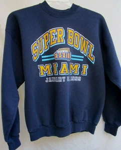 VTG..MIAMI..SUPERBOWL XXXIII..SWEATSHIRT..MEN sz L - Picture 1 of 3
