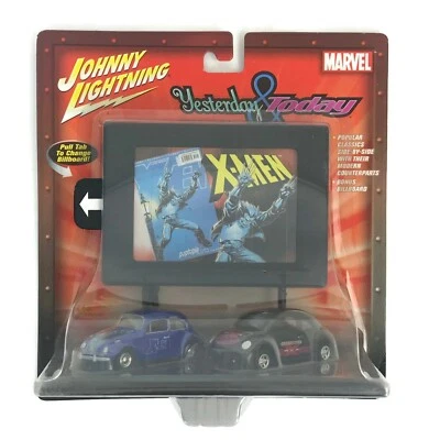 Marvel Johnny Lighting Cars Billboards X-Men Today Yesterday 1/64 Die-Cast  - Image 1 of 3