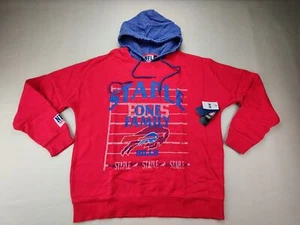 Staple x NFL Buffalo Bills Erwachsene Large rot/blau Pullover Fleece Sweatshirt Hoodi - Bild 1 von 4