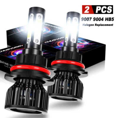for MITSUBISHI Endeavor 2004-2011 LED Headlight Kit 9007 HB5 White 6K Hi/Lo Bulb - Image 1 of 4