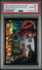 2022 TOPPS STAR WARS GALAXY Creatures Of The Cantina Refractor #66 PSA 10
