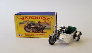 Matchbox M of Y No. Y-8, Sunbeam M-Cycle & Side Car Pristine Mint Condition - Picture 1 of 10