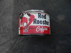 Lata de café Red Rooster Minnesota Super Valu excelente estado, sin tapa - Imagen 1 de 7