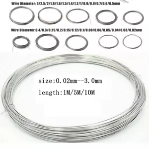 Federstahldraht Durchmesser 0,02mm-3,0mm Stahldraht Draht Federdraht Edelstahl - Bild 1 von 8